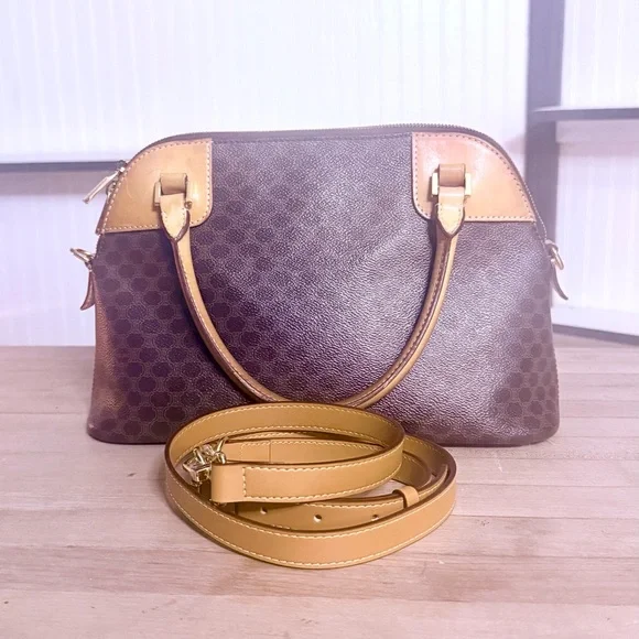 Celine Brown and Tan Handbag - Picture 7 of 15